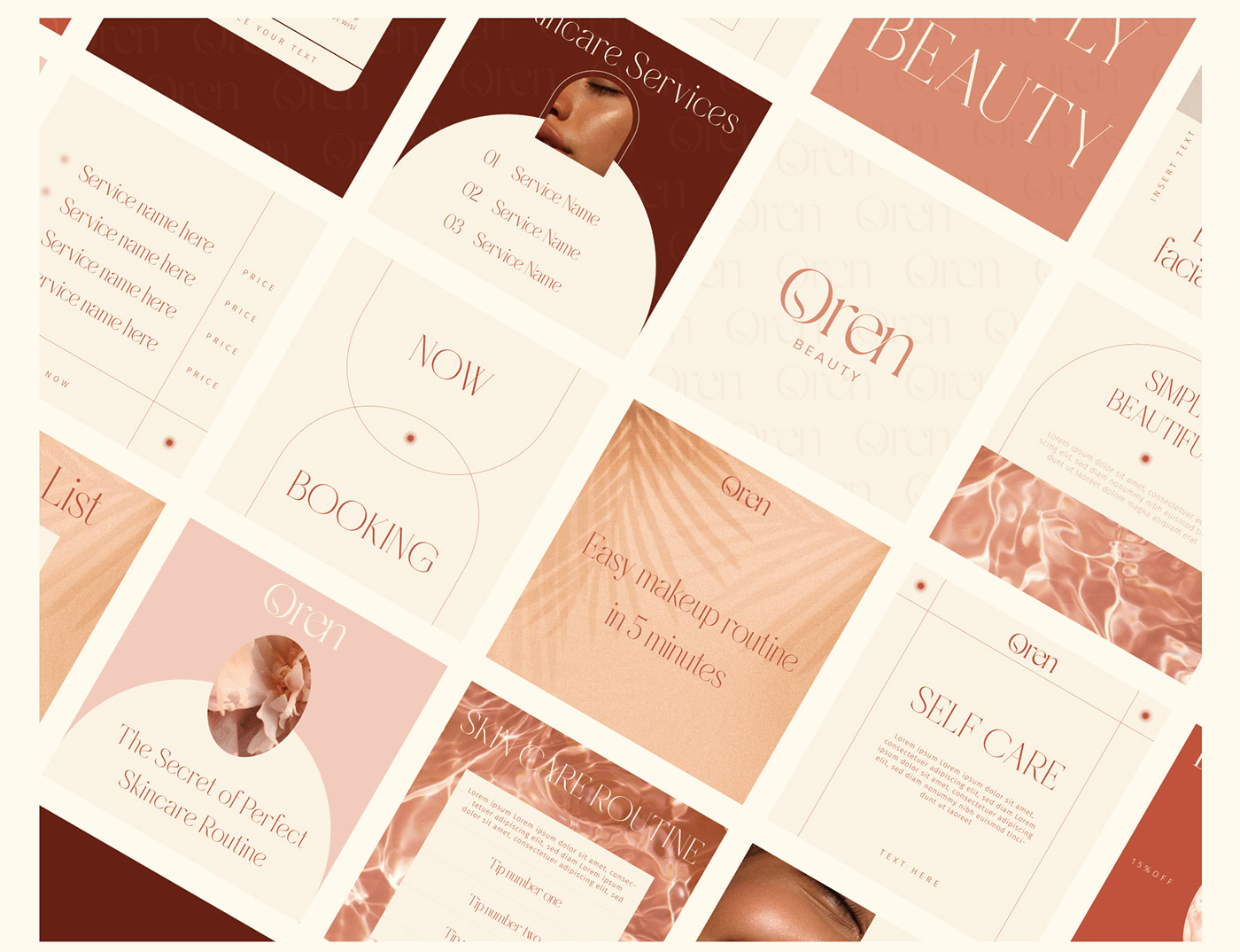 一套非常簡約的化妝品品牌設(shè)計 一套非常簡約的化妝品品牌設(shè)計