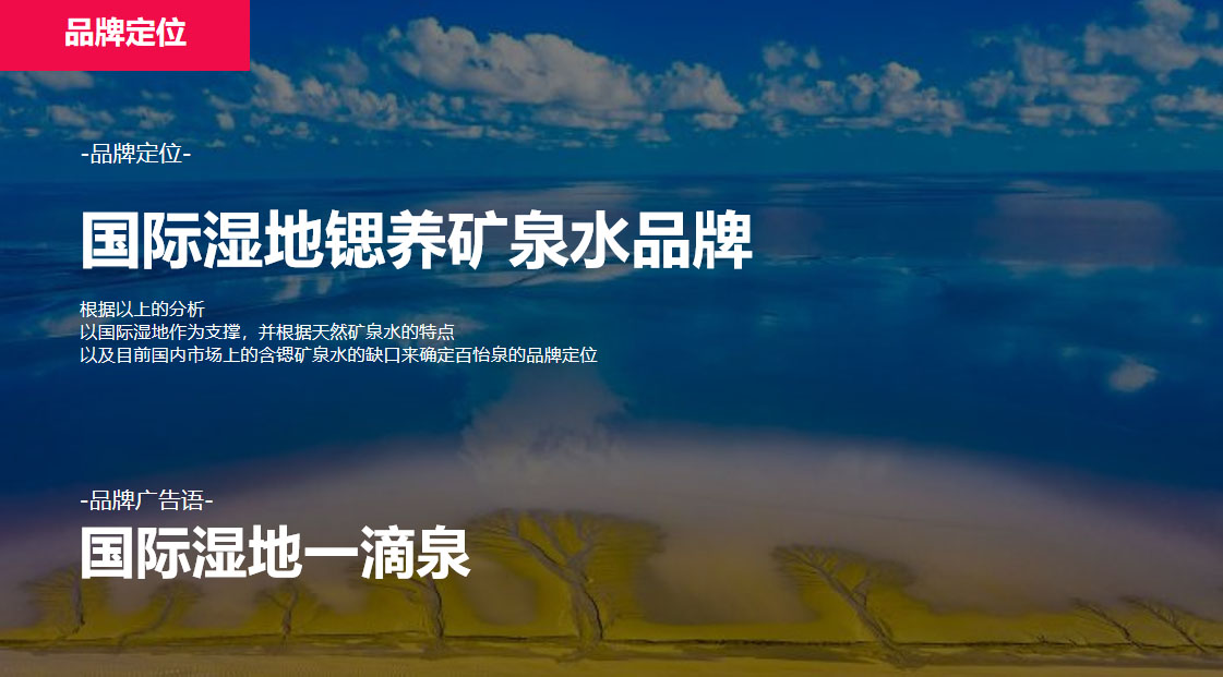 礦泉水品牌全案策劃 礦泉水品牌全案策劃